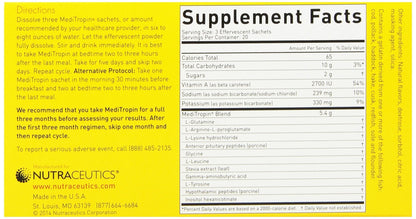 Nutraceutics Meditropin – Anti-Aging Amino Acid Supplement for Adults – Supports Natural Growth Hormone Production, Vitality & Recovery – 60 Sachets NutraceuticsBuy Supplements Australia