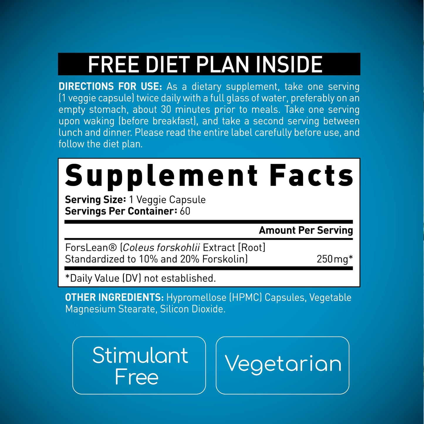BioGenetic Labs Forskolin Lean & Tone - Weight Loss Pills - Body Toning Formula Fat Burner BioGenetic LaboratoriesBuy Supplements Australia