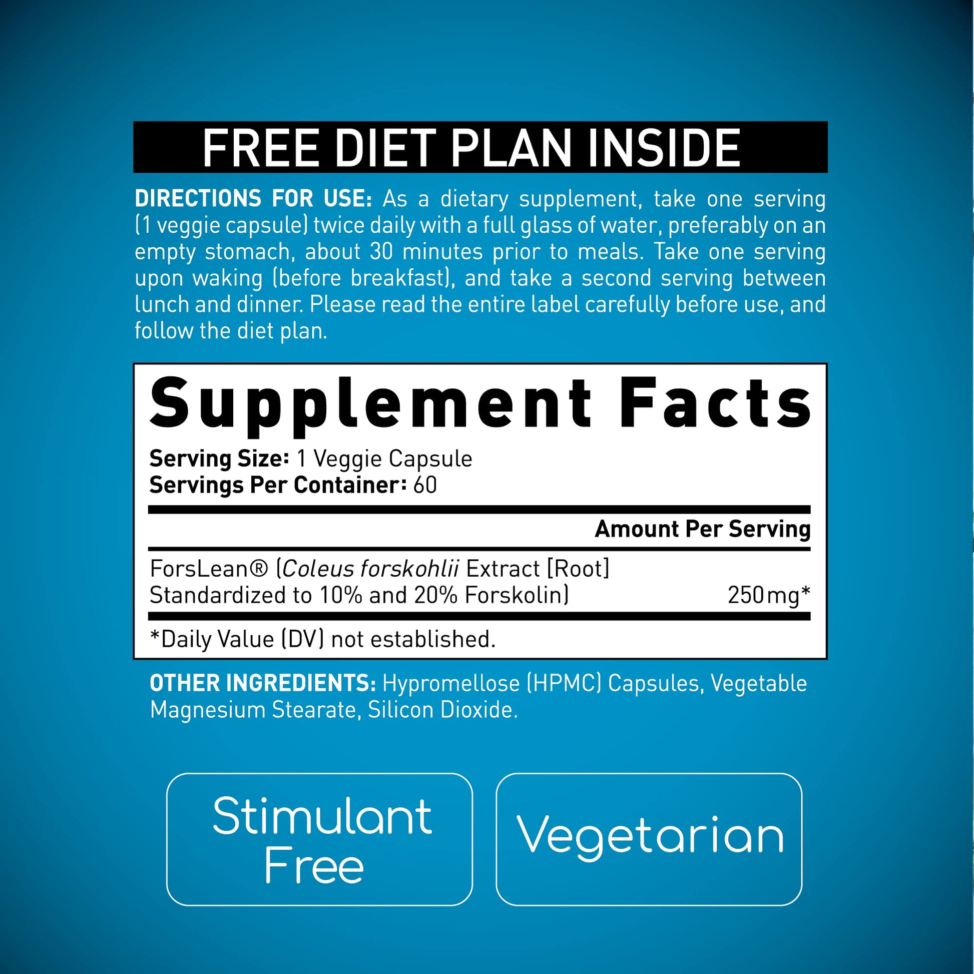 BioGenetic Labs Forskolin Lean & Tone - Weight Loss Pills - Body Toning Formula Fat Burner BioGenetic LaboratoriesBuy Supplements Australia