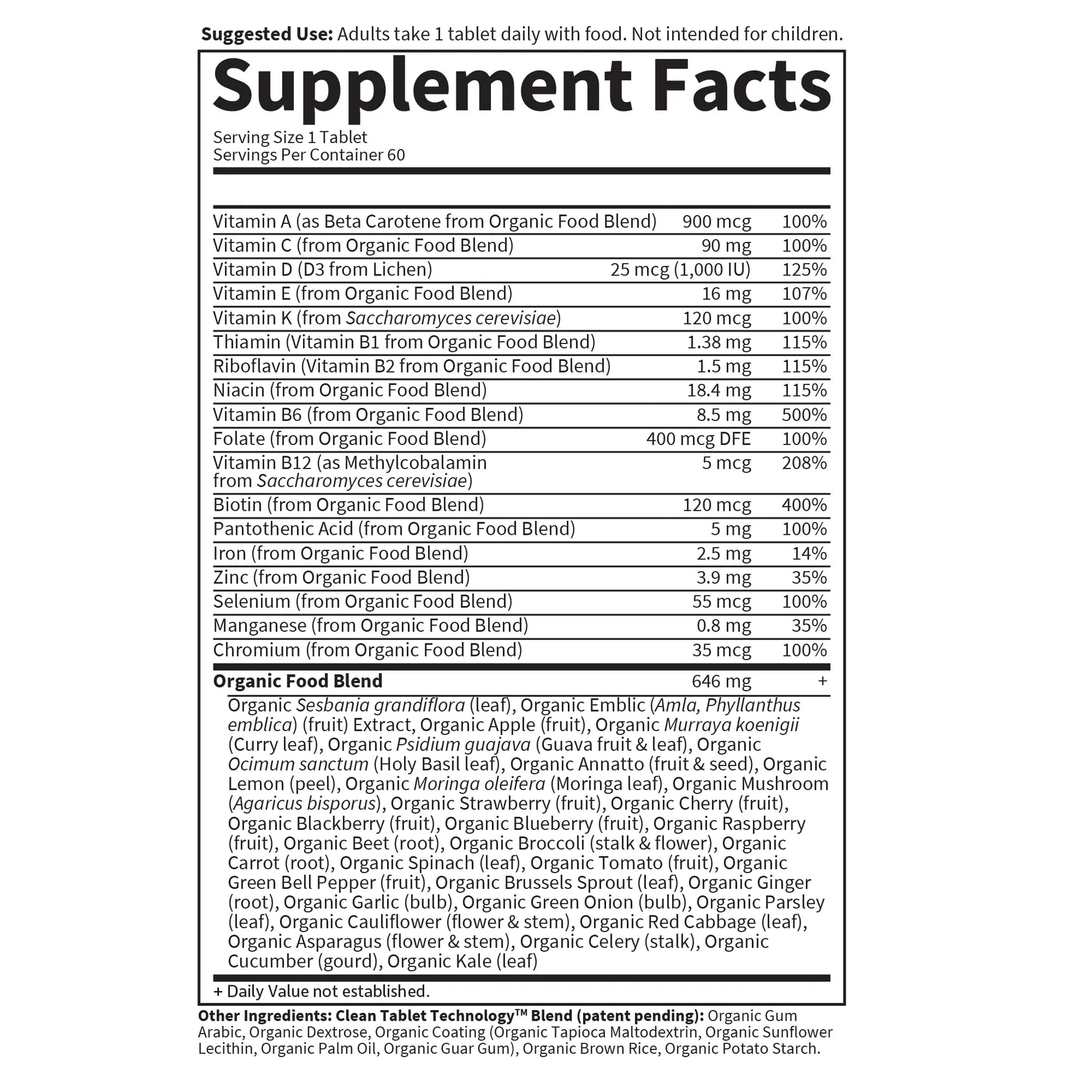Garden of Life Organics Women's Once Dail,y 60ct & Vitamin Code Vitamin D3 5,000IU, 60ct Garden of LifeBuy Supplements Australia