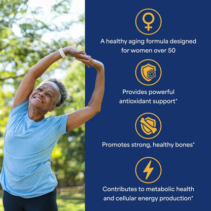 Puritan's Pride Ultra Woman 50 Plus High Potency Performance Time Release Daily Multivitamin with Zinc Puritan's PrideBuy Supplements Australia