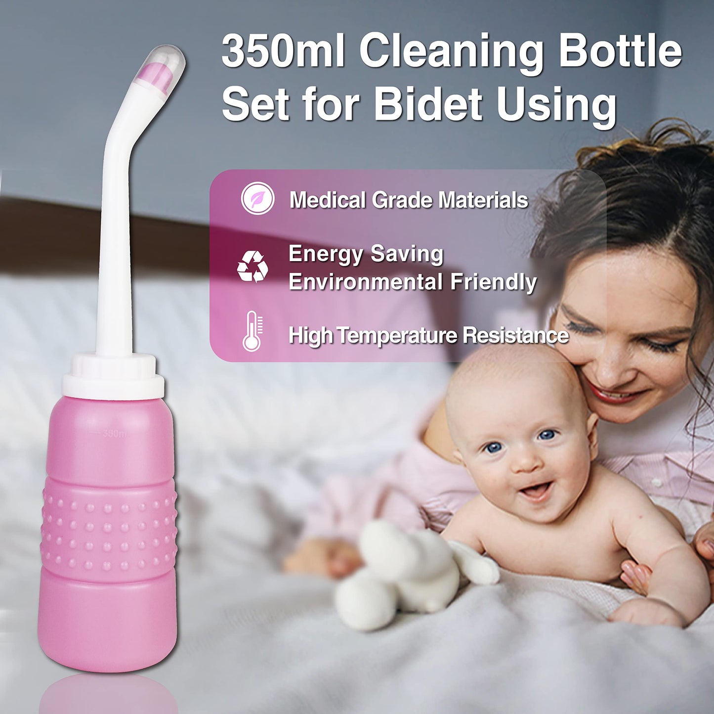 TopQuaFocus 12oz Perineal Bottle for Postpartum Care Portable Travel Peri Sprayer Bidet Postpartum TopQuaFocusBuy Supplements Australia