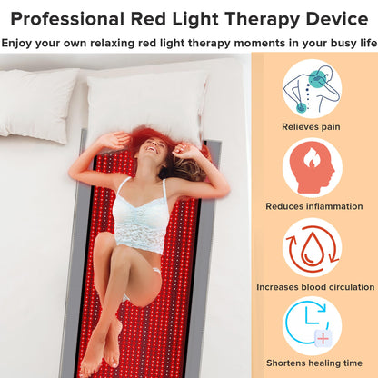 Near Infrared Light Therapy Blanket for Full Body, 1370pcs 660nm & 850nm LED Light Therapy Device RutollmitBuy Supplements Australia