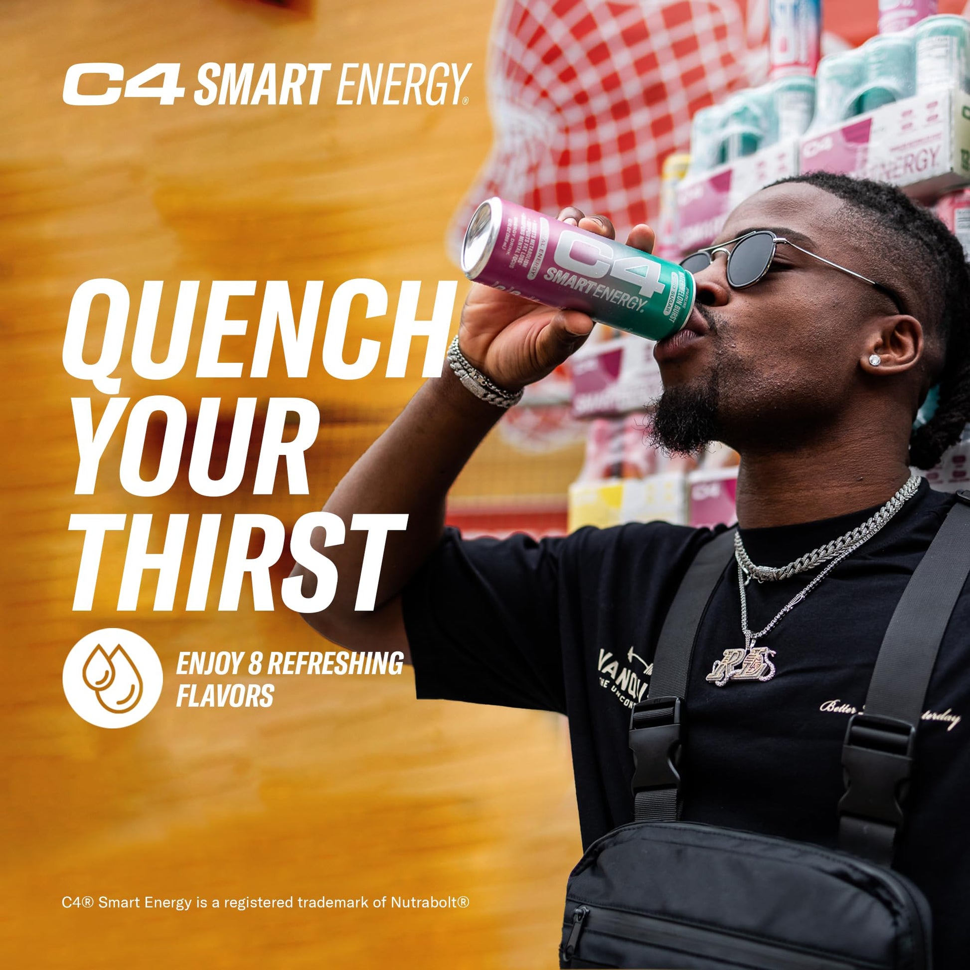 Cellucor C4 Smart Energy Drink - Sugar Free Performance Fuel & Nootropic Brain Booster, Coffee Substitute or Alternative | Cherry Berry Lime 12 Oz - 12 Pack C4Buy Supplements Australia