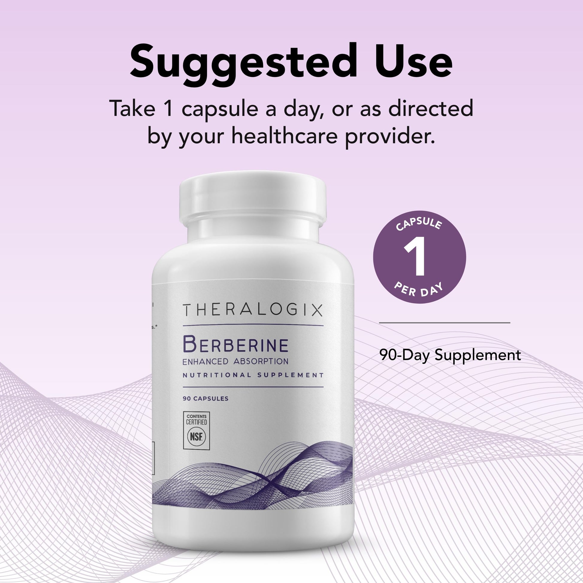 Theralogix Berberine Enhanced Absorption - 90-Day Supply - Made with Berberine TheralogixBuy Supplements Australia