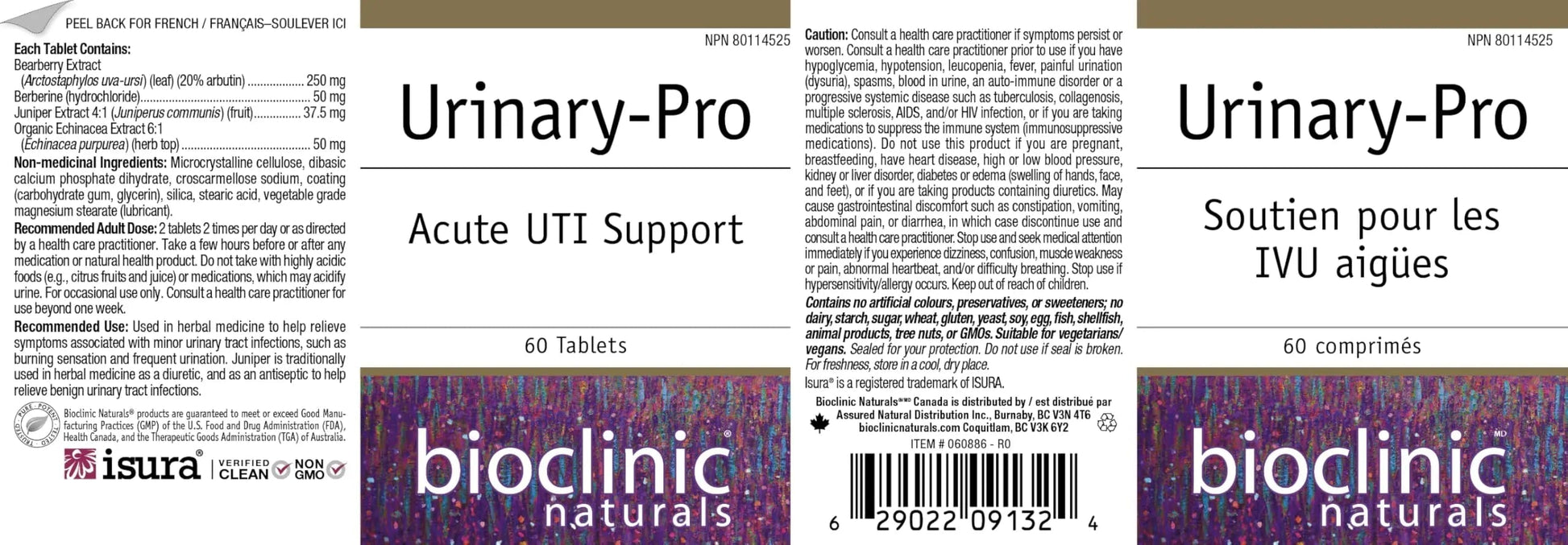 Bioclinic Naturals Urinary-Pro 60 Tablets Bioclinic NaturalsBuy Supplements Australia