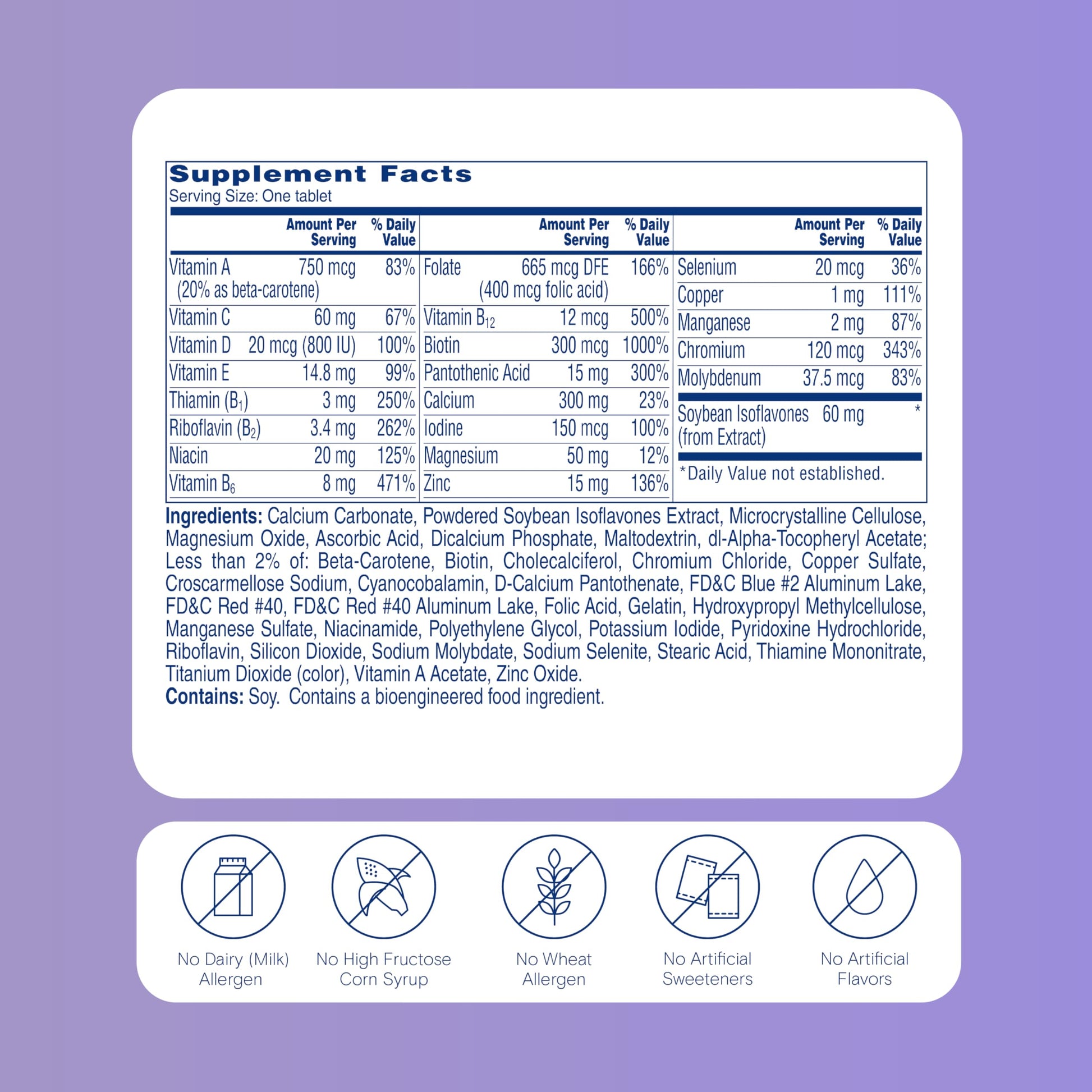 One A Day Women's Menopause Multivitamin with Vitamin A, Vitamin C, Vitamin D, Vitamin E and Zinc ONE A DAYBuy Supplements Australia