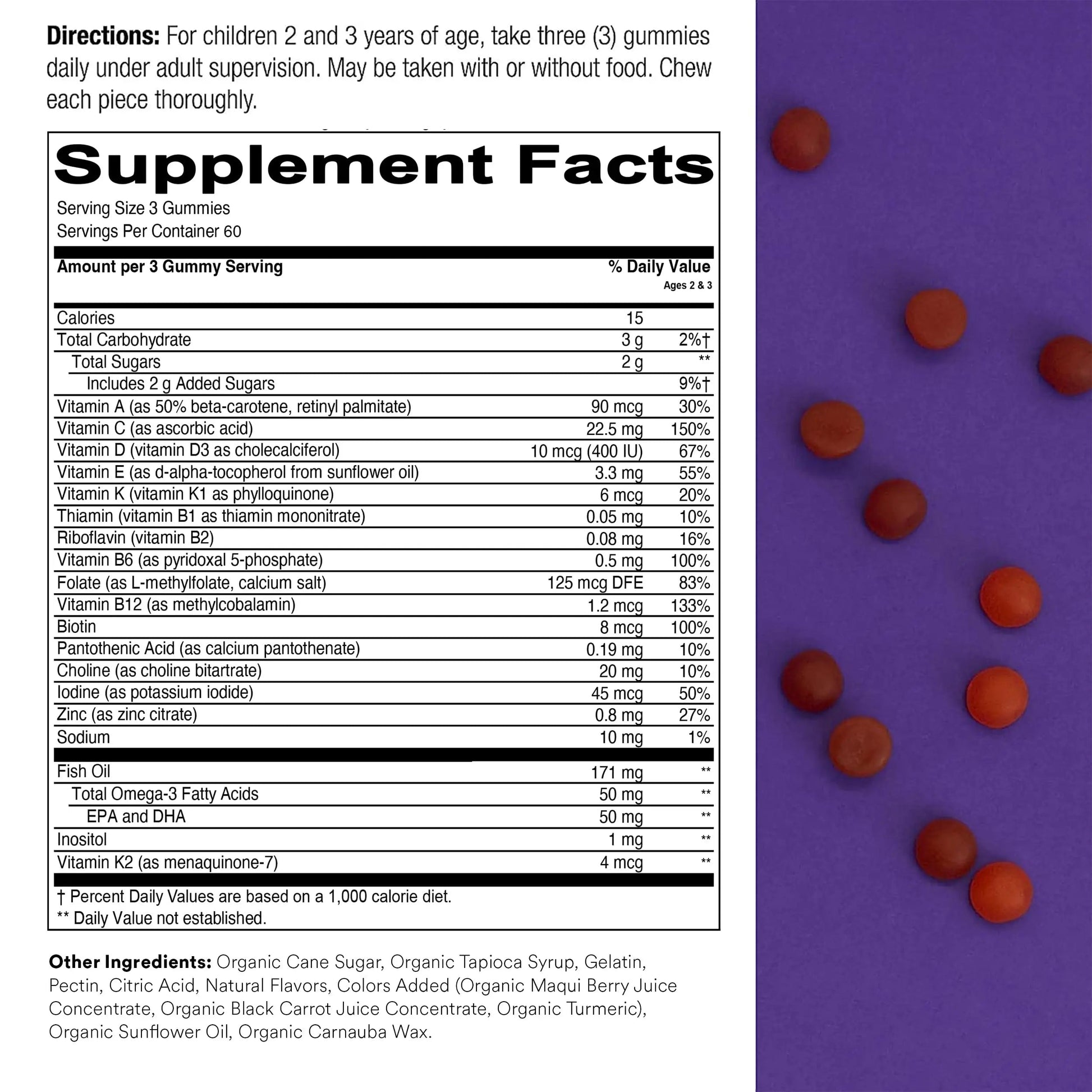 SmartyPants Toddler Multivitamin Gummies: Omega 3 Fish Oil (EPA/DHA), Vitamin D3, C, Vitamin B12, B6 & Women's Multivitamin Gummies: Omega 3 Fish Oil (EPA/DHA), Methylfolate, CoQ10, Vitamin D SmartyPantsBuy Supplements Australia