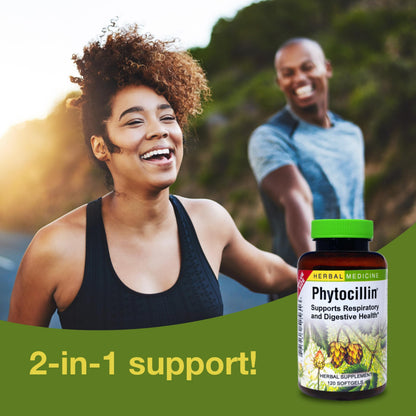 Herbs Etc. Phytocillin - Respiratory & Digestive Health Support Supplement - Herbal Formula to Support Digestion - Support Healthy Breathing - 120 Softgels (120 Servings) Herbs Etc.Buy Supplements Australia