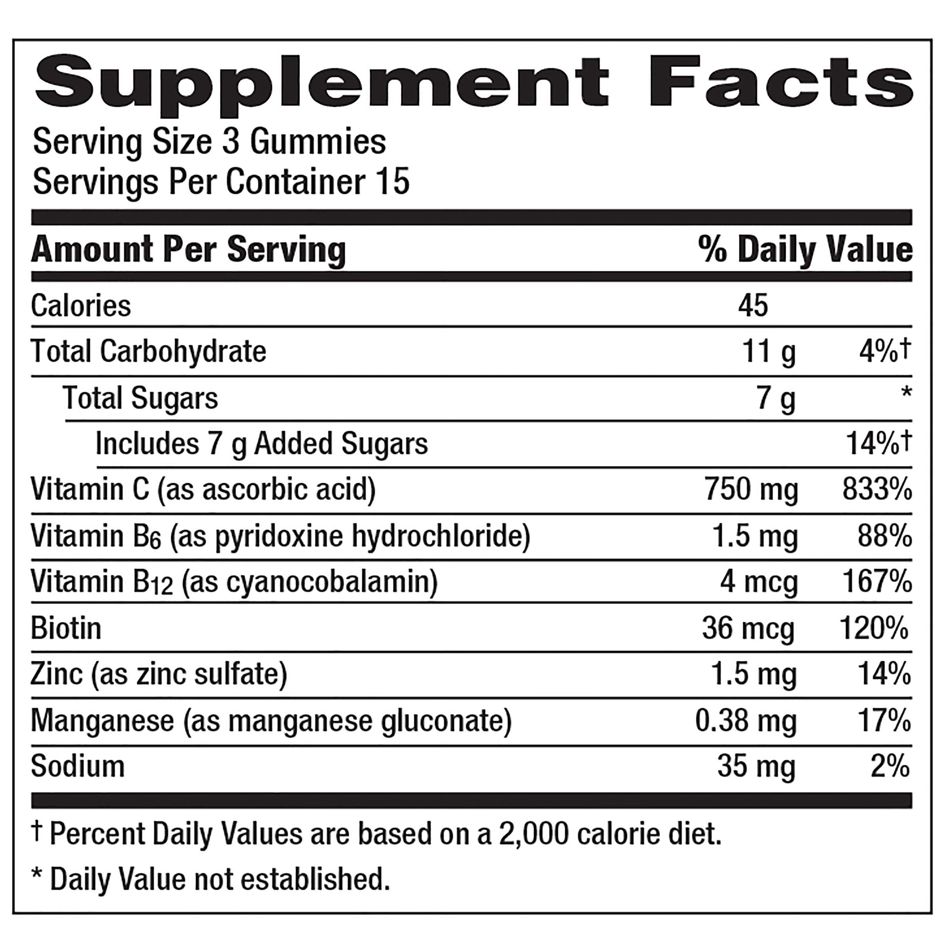 Emergen-C 750mg Vitamin C Gummies for Adults, Immunity Gummies with B Vitamins Emergen-CBuy Supplements Australia