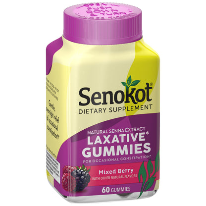 Senokot Dietary Supplement Laxative Gummies, Natural Senna Extract, Gentle, Overnight Relief SenokotBuy Supplements Australia