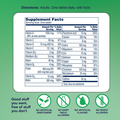 One A Day Energy Daily Essentials Multivitamin, Energy Supplement to Support Mental Alertness and Immune Health ONE A DAYBuy Supplements Australia