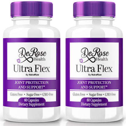 (2 Pack) Ultra Flex Capsules, Advanced Joint Support Supplement, Ultra Flex Natural Joint Health Formula, Max Strength Pills for Joint Wellness and Mobility, UltraFlex Vitamin Reviews (120 Capsules) NutraRizeBuy Supplements Australia