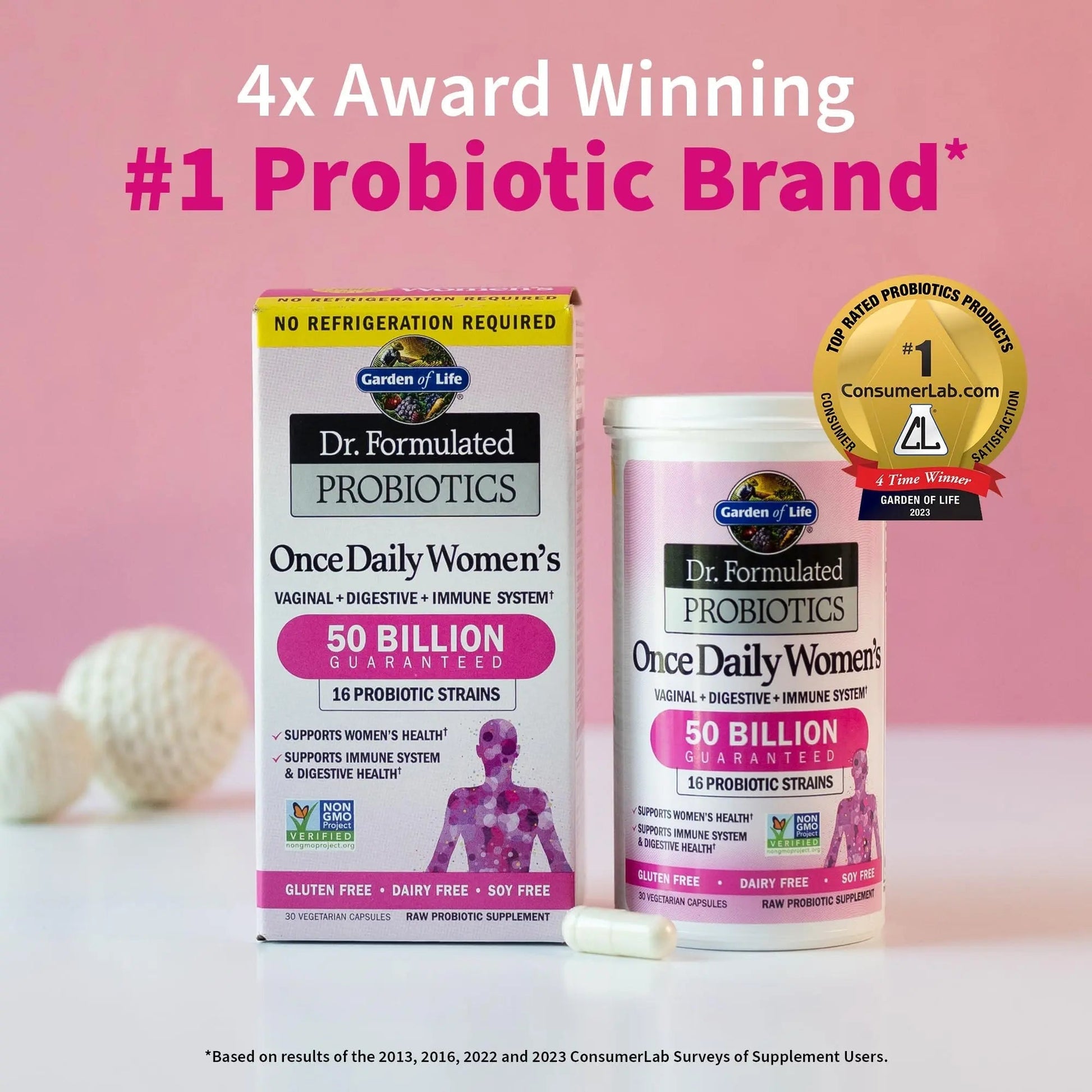 Garden of Life Multivitamin Family Formula 120 Capsules & Dr Formulated Probiotics for Women 30 Capsules Bundle Garden of LifeBuy Supplements Australia