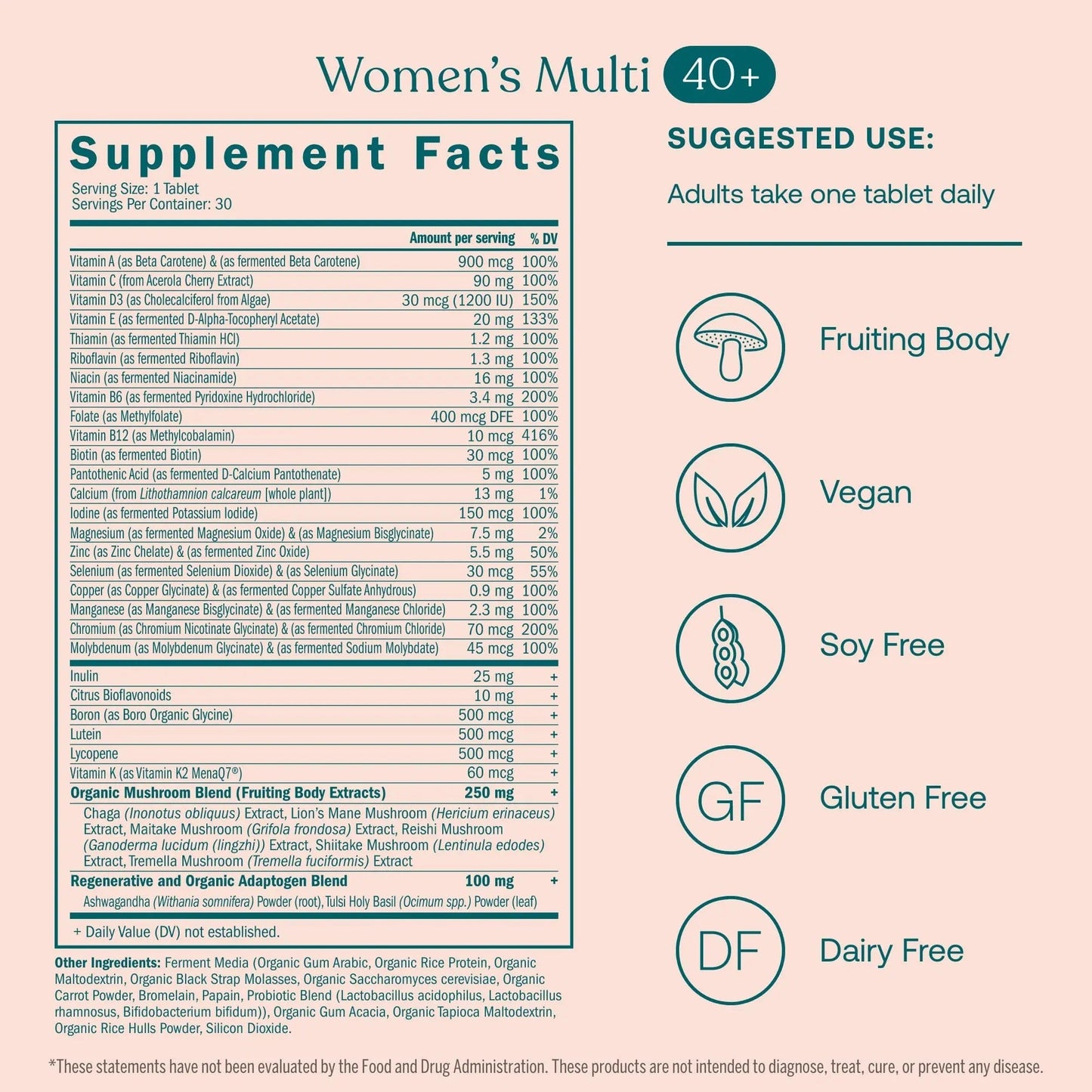 True Grace One Daily Men's Multivitamin 40+ (30 Vegan Tablets) + One Daily Women’s Multivitamin 40+ (30 Vegan Tablets) True GraceBuy Supplements Australia