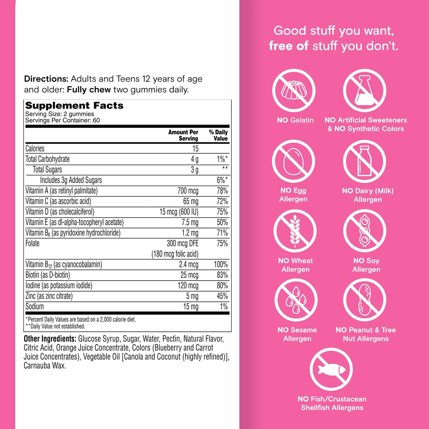One A Day Teen Girl’s Daily Essentials Multivitamin Gummies, Teen Girl Multivitamins with Biotin, Vitamin B12 and B6, Vitamin C ONE A DAYBuy Supplements Australia
