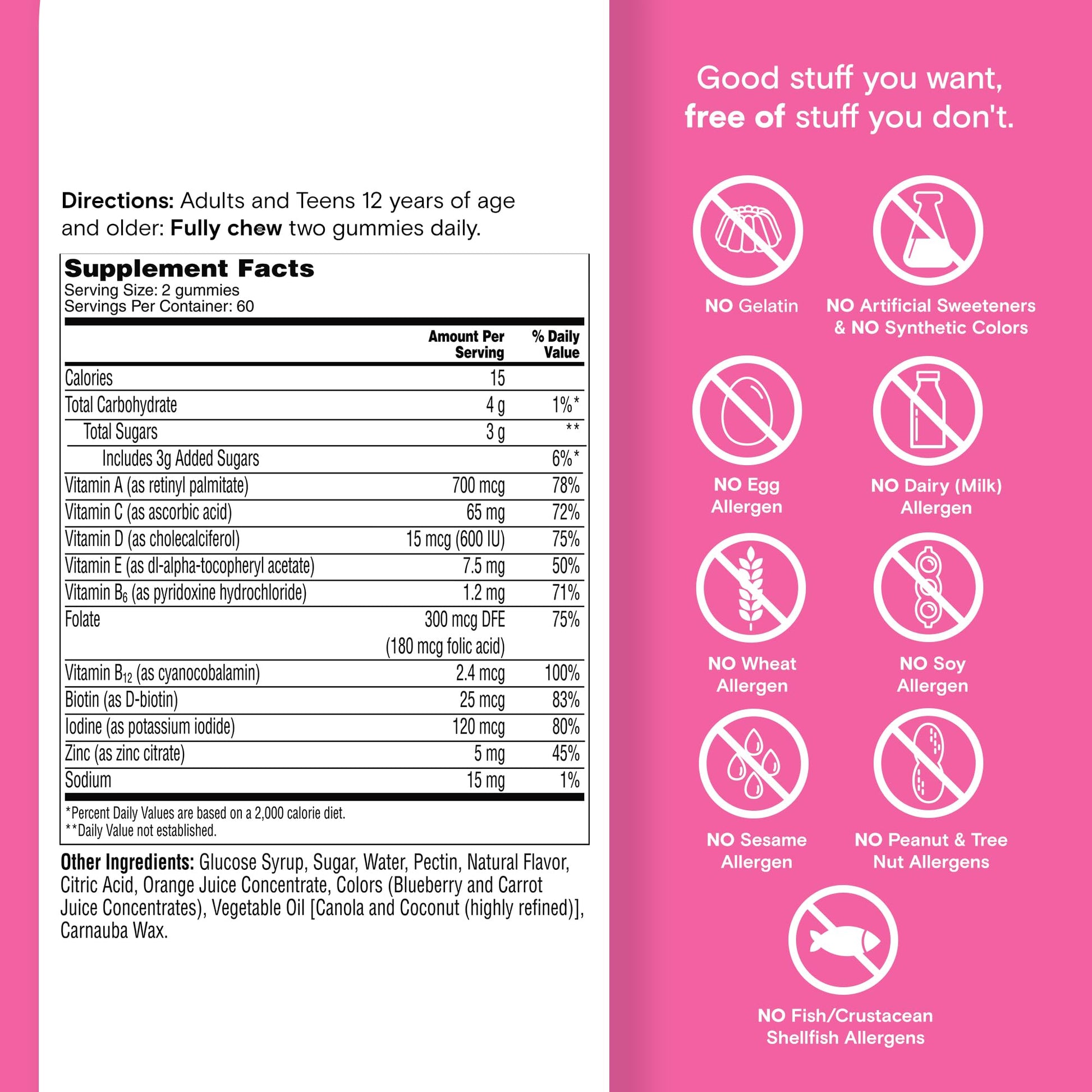 One A Day Teen Girl’s Daily Essentials Multivitamin Gummies, Teen Girl Multivitamins with Biotin, Vitamin B12 and B6, Vitamin C ONE A DAYBuy Supplements Australia