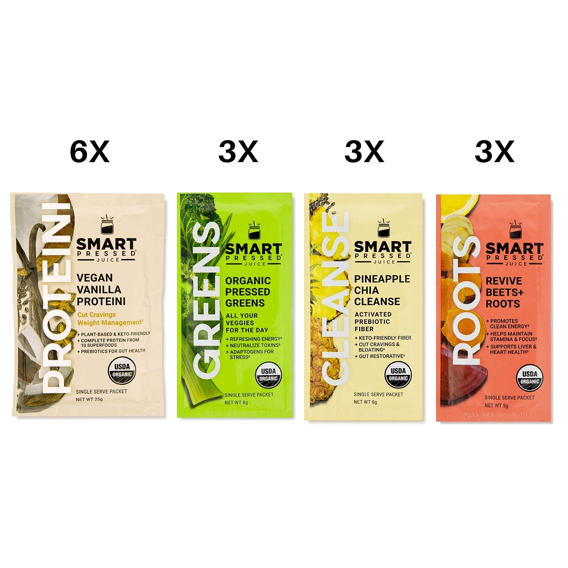 SMART Pressed Juice 3-Day Organic Juice Cleanse | Healthy Detox Program | Vegan Vanilla Protein SMART PressedBuy Supplements Australia