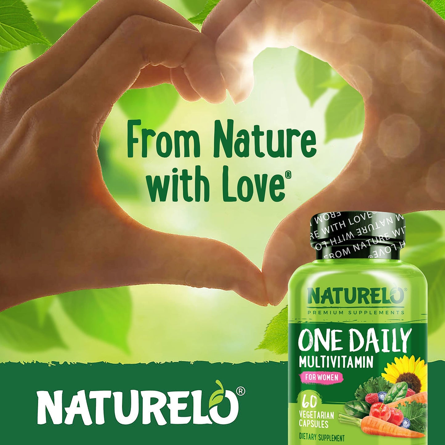 NATURELO One Daily Multivitamin for Women - Energy Support - Whole Food Supplement NATURELOBuy Supplements Australia