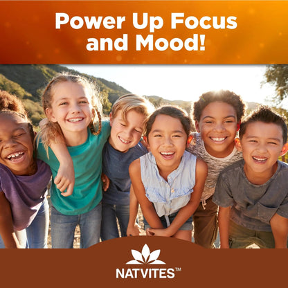 Natvites High-Potency Vitamin B6 Gummies for Kids - Delicious Berry Flavored VIT B6 Vitamins 50mg - Supports Nerve Function - Vegetarian Gluten Free Non-GMO Children's 50 mg B 6 Supplement (60 Count) NatvitesBuy Supplements Australia