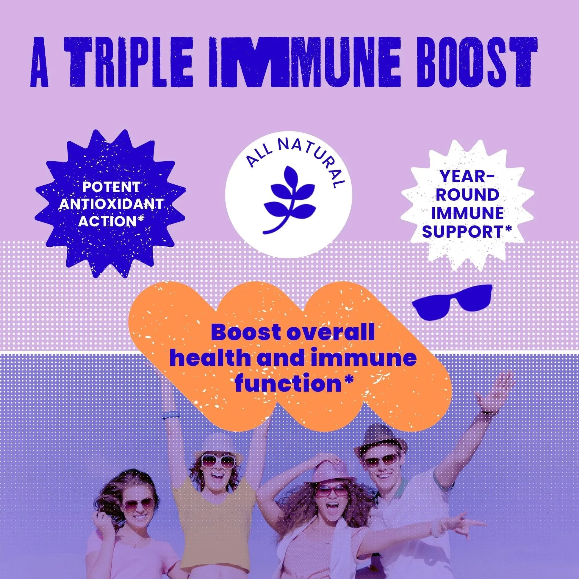 SAM+LEO Immunity Gummies with Elderberry, Echinacea, Zinc & Vitamin C for Kids & Teens – Immune Support Supplement Gummies | SAM+LEO