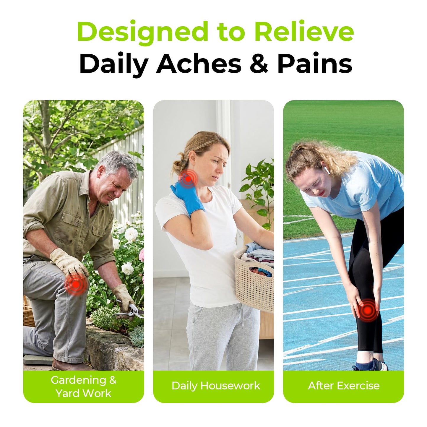 AUVON Menthol Pain Relief Gel for Chronic Joint & Back Pain, Arthritis Pain Reliever for Muscle Pain Relief, Fast-Acting Menthol Cooling Gel Soothes Knee, Hip, Shoulder, Neck Pain, 3 FL OZ Per Pack AUVONBuy Supplements Australia