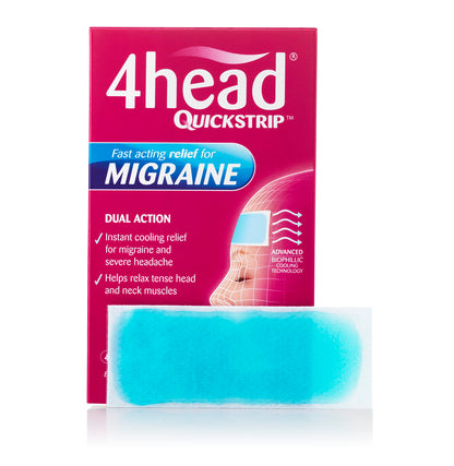 4Head Quickstrip Headache and Migraine Relief Strips - Pack of 4 4 HeadBuy Supplements Australia