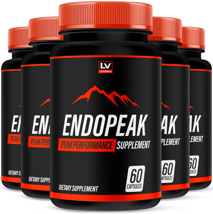(5 Pack) Endopeak Capsules, Official Advanced Formula, 300 Capsules for 5 Months LIVORKABuy Supplements Australia