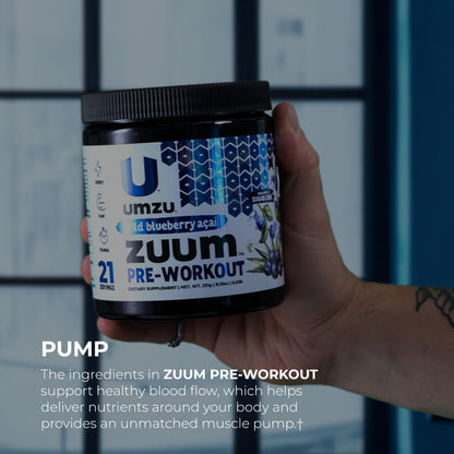 UMZU Zuum Pre-Workout Wild Blueberry Acai UMZUBuy Supplements Australia