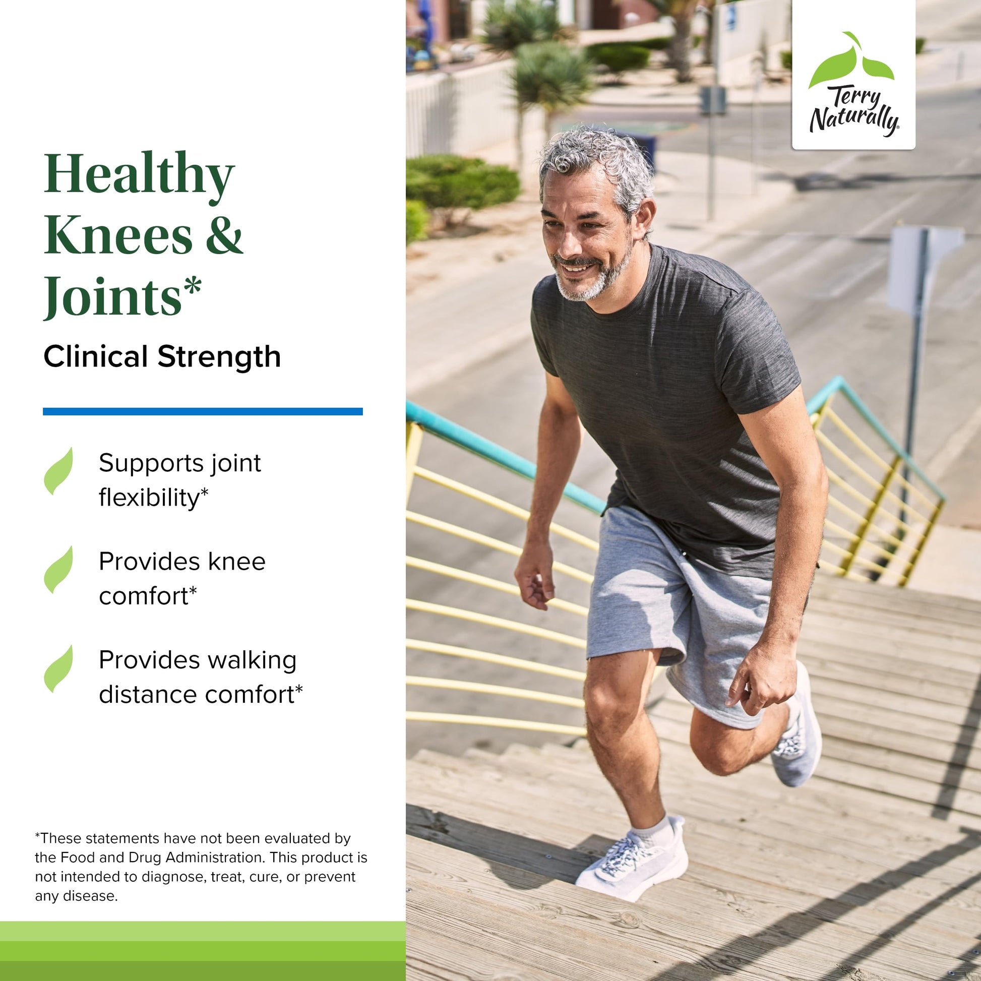 Terry Naturally Healthy Knees & Joints - Dietary Supplement to Support Bone Health & Joint Flexibility - Healthy Knee & Hip Aid with Calcium Fructoborate - 60 Capsules Terry NaturallyBuy Supplements Australia