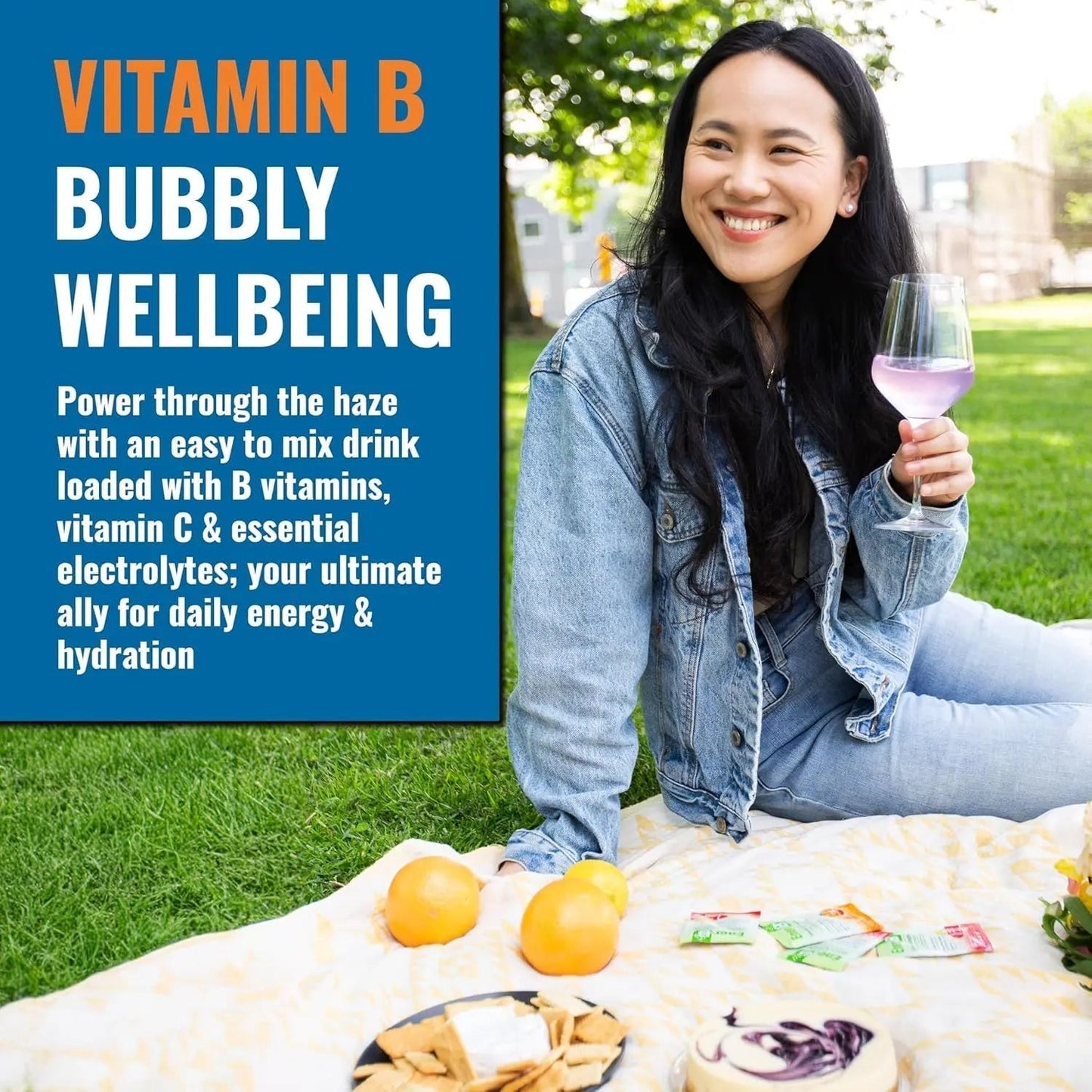 Ener-B+ Sugar Free Multivitamin Drink Mix - Vitamin Packets for Water, Electrolytes Powder No Sugar, Hydration Boost Packets, Zero Sugar Ener-LifeBuy Supplements Australia