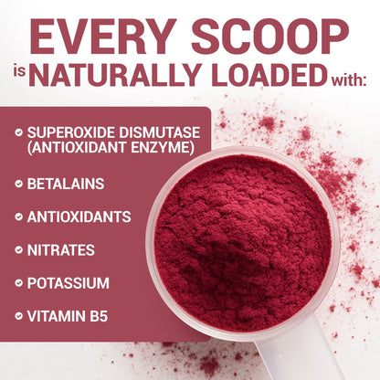 Dr. Berg Raw Organic Beet Powder from Real Earth-Grown Beets – USDA Certified Organic Beet Root Powder to Support Nitric Oxide Levels, Energy