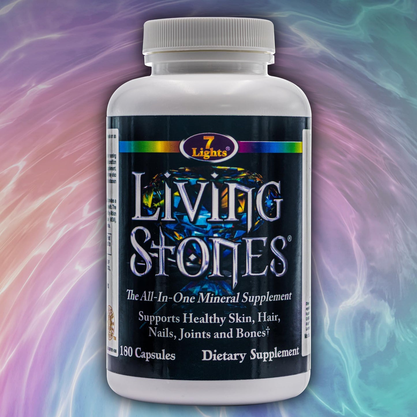 Living Stones, Complete Mineral Supplement with Zinc, Calcium, Magnesium, Selenium, Trace Minerals, No Added Iron, with MSM (Organic Sulfur) and Shilajit, Premium Absorption (30-Day Supply - 180 Caps) 7 LightsBuy Supplements Australia