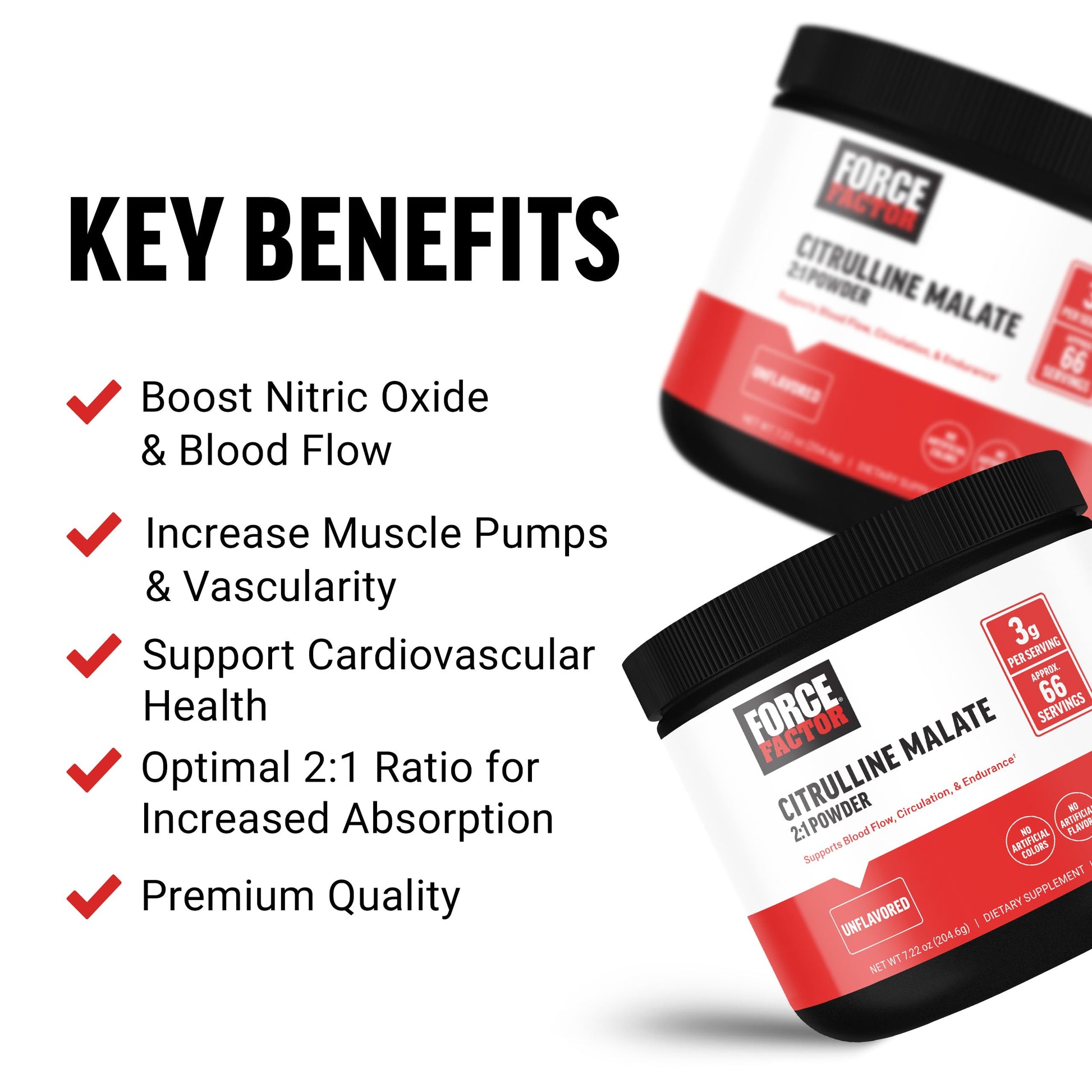 FORCE FACTOR Citrulline Malate 2:1, L Citrulline Supplement for Men to Boost Nitric Oxide Force FactorBuy Supplements Australia