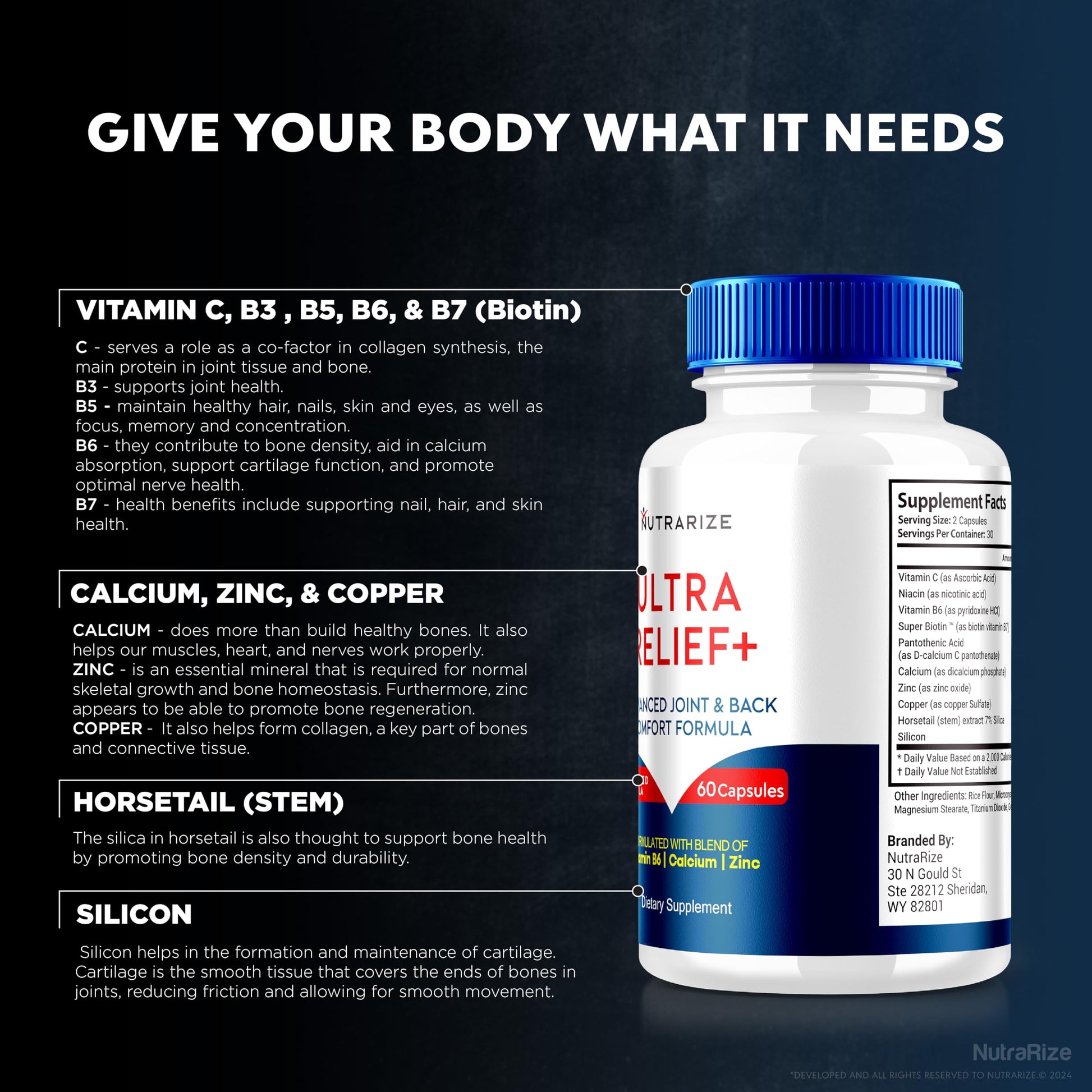 (2 Pack) Ultra Relief+ Capsules, Official Formula for Joint Health, All-Natural Supplement to Support Joint Function and Mobility, Ultra Relief + Pills, Ultra Relief Plus Reviews (120 Capsules) NutraRizeBuy Supplements Australia
