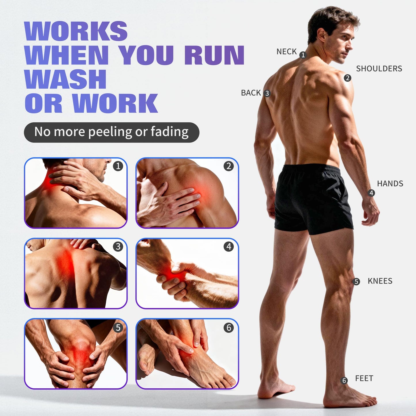 CARELAND Compound Pain Relief Patches, 56 Count (7cm x 10cm) - OTC with Stronger Adhesion for Back, Shoulder, Knee, Large Size CARELANDBuy Supplements Australia