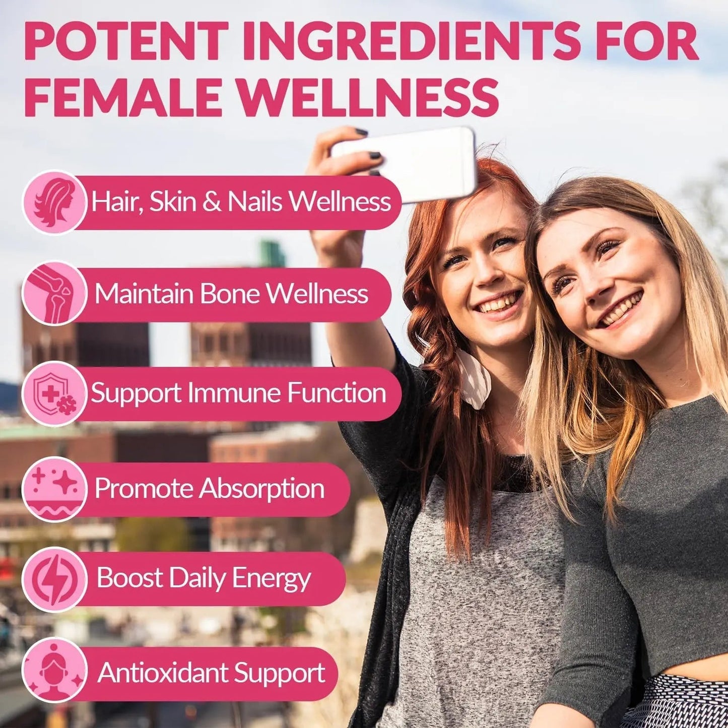 WEEVIT Methylated Multivitamin for Women Gummies, Womens Multivitamin Gummy with Collagen, Iron, Omega-3 WEEVIT