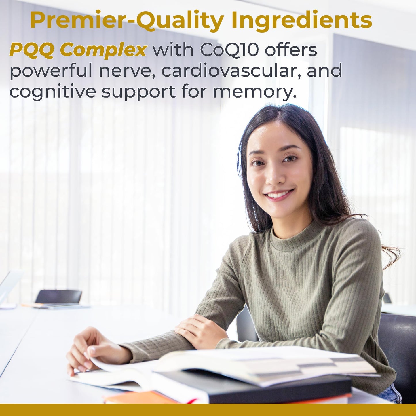 Premier Research Labs Premier PQQ Complex with CoQ10 - Coenzyme Q10, Co Q 10 Supplement with Pyrroloquinoline Quinone (PQQ) for Antioxidant, Brain & Heart Support - 60 Vegetarian Capsules Premier Research LabsBuy Supplements Australia