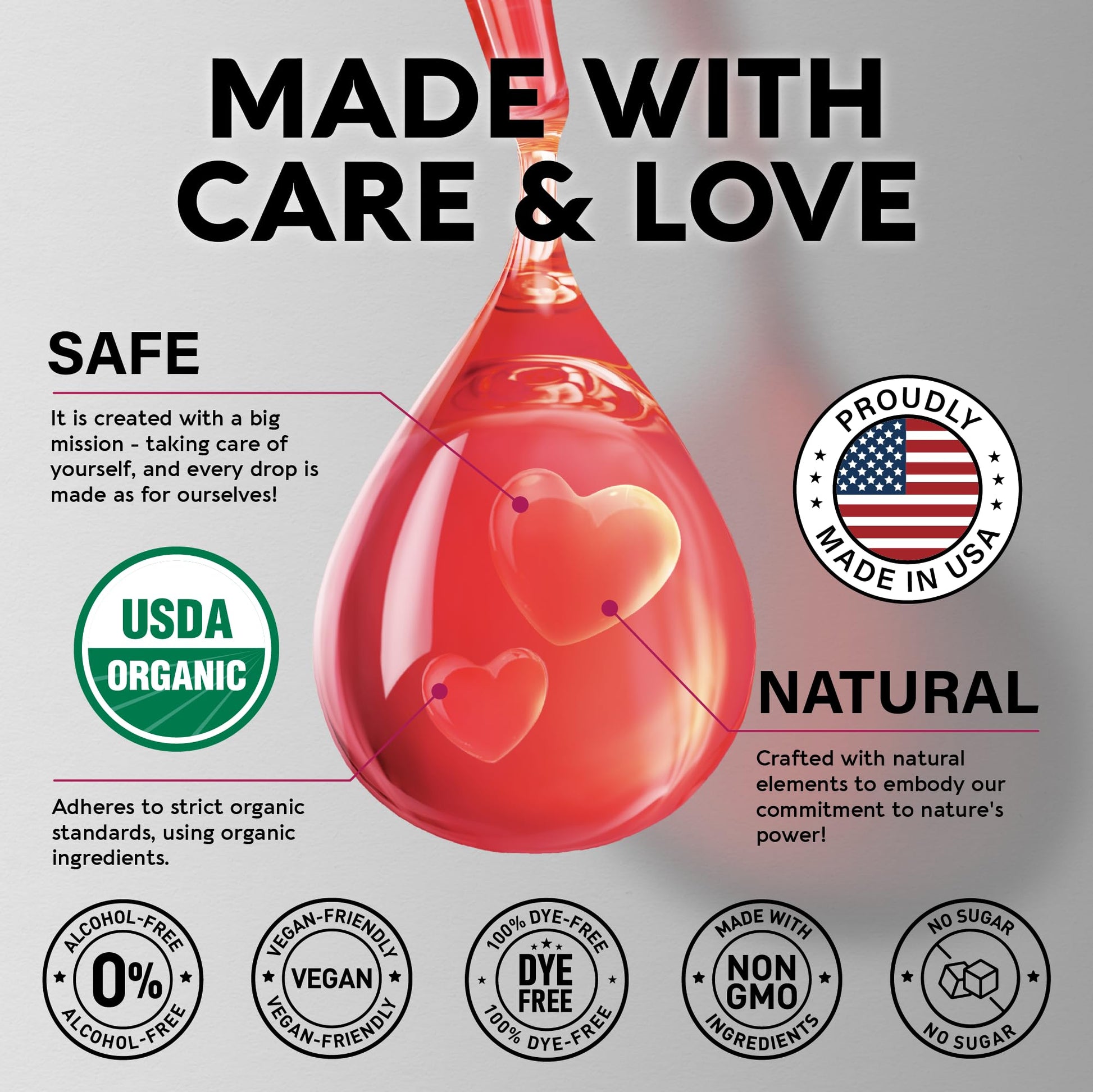 USDA Organic Vitamin B Complex Liquid Drops - 8-in-1 B Complex Vitamins: B1, B2, B3, B5 NUTRAHARMONYBuy Supplements Australia