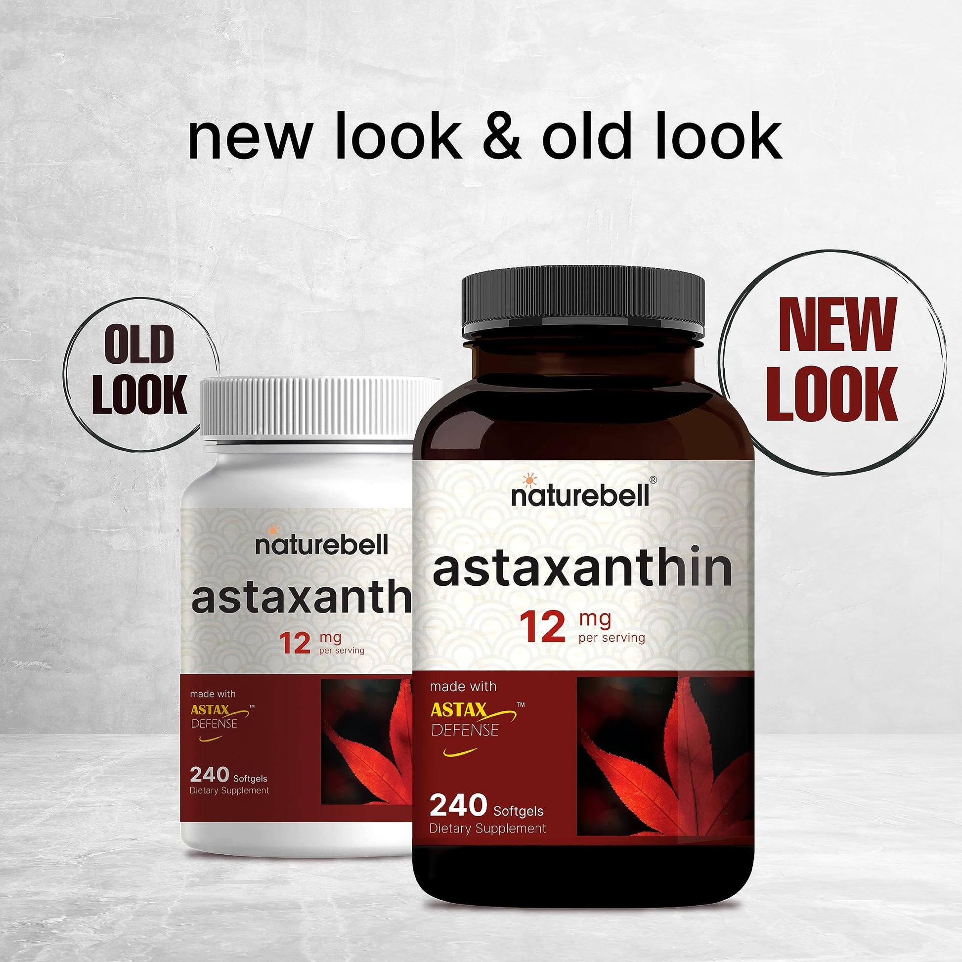 NatureBell Astaxanthin 12mg, 240 Softgels, Made with Astax, Max Strength NatureBellBuy Supplements Australia