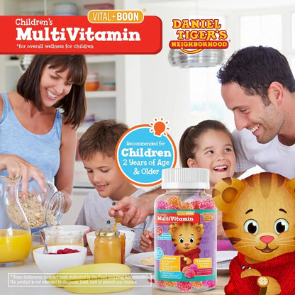 Daniel Tiger - Kids Multivitamin Gummies (60 Gummy Bottle) Toddler 2+ & Kids Vitamins - 12 Essential Vitamins & Minerals to Support Bone Health AvidBuy Supplements Australia