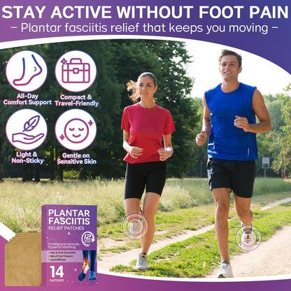 Mosconly Plantar Fasciitis Relief 14 Pcs, Natural Heel Discomfort Relief for Plantar Fasciitis, 12 Hour Maximum Strength Deep Hot, Soothing of Joint Soreness for Heel Discomfort MosconlyBuy Supplements Australia