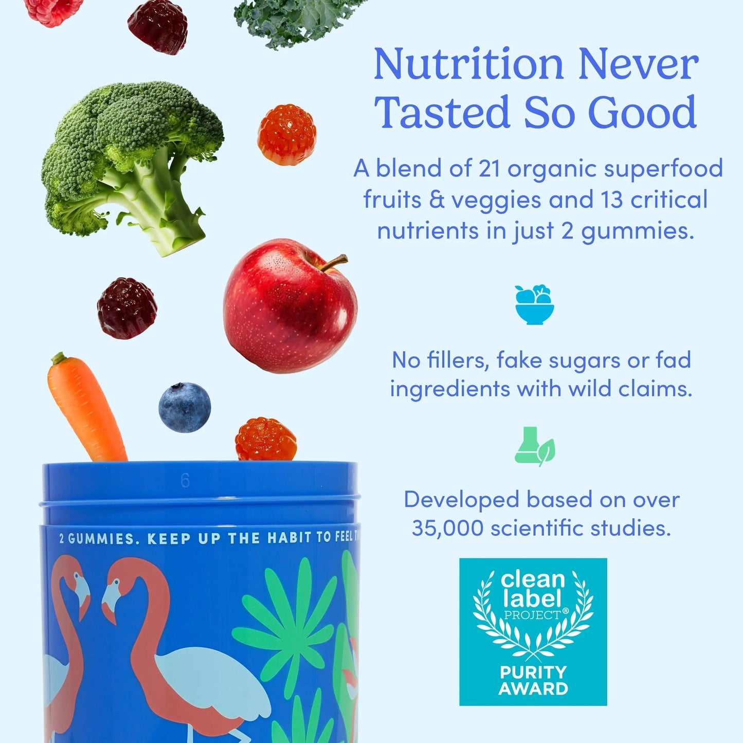 FIRST DAY Multivitamin for Women - Daily Womens Multivitamin Gummies - Vitamin A C D E B12, Magnesium, Zinc, Biotin – Vegan FIRST DAY