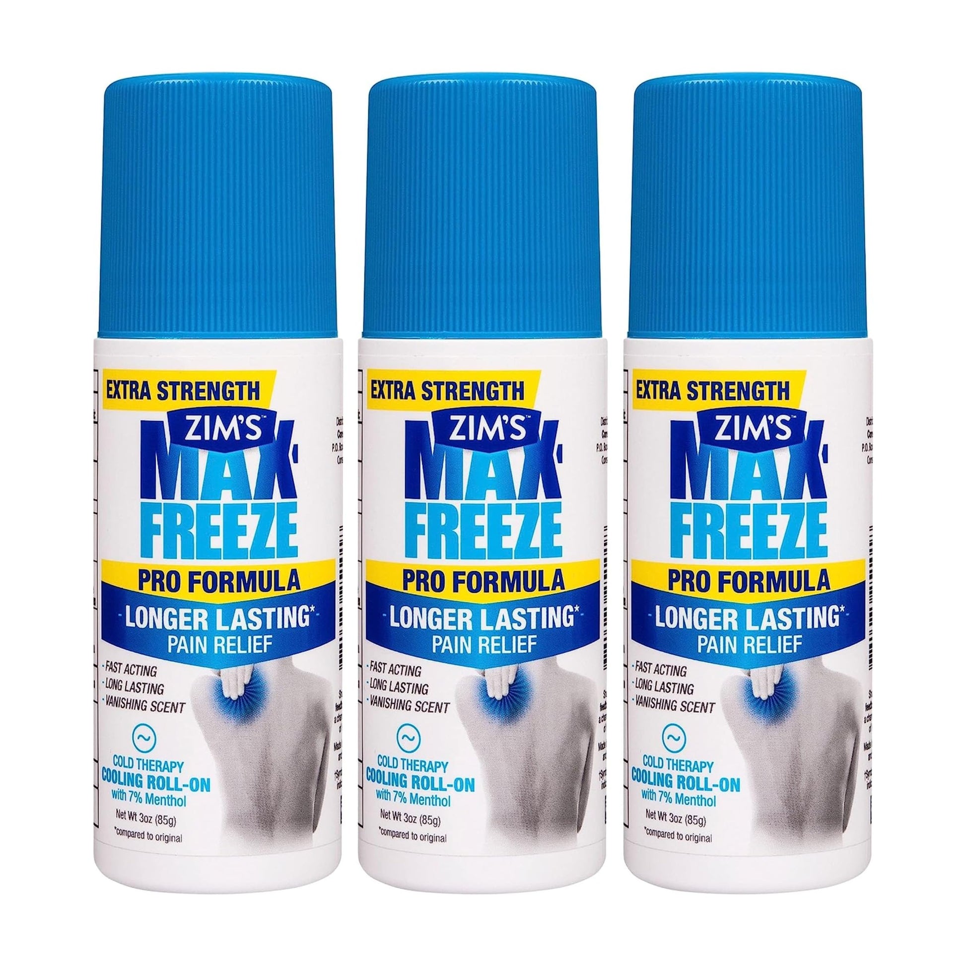 Zim's Max-Freeze Pro Formula Roll-on, 3Count Zim’s MaxBuy Supplements Australia