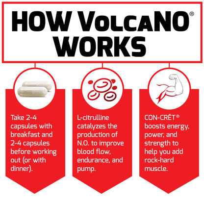 Force Factor Volcano Pre Workout Nitric Oxide Booster Supplement for Men with Creatine Force FactorBuy Supplements Australia
