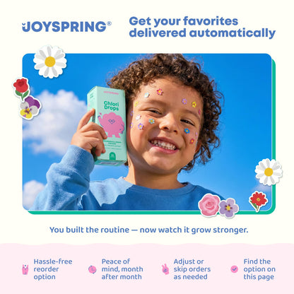 JoySpring LingoLeap – Liquid Kids Formula with Zeolite Clinoptilolite, Methylated B12 & Vitamin D3 | Gentle Daily Support for Kids’ Wellness