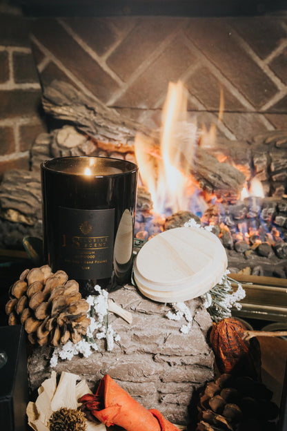 Oud Wood | 10oz | Premium Candle | Scented Candle | Aromatherapy | Essential Fragrance Oils Elusive ScentBuy Supplements Australia