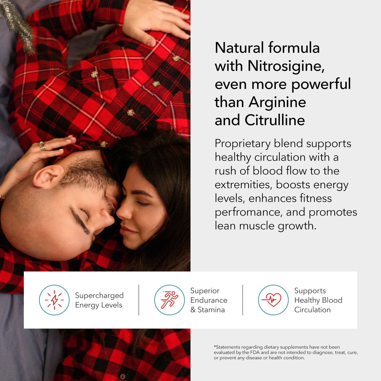 Juvenon BloodFlow-7 XXXL Nitric Oxide Supplements for Men & Women - More Powerful, Longer Lasting Natural Nitric Oxide Booster with Nitrosigine® + S7®