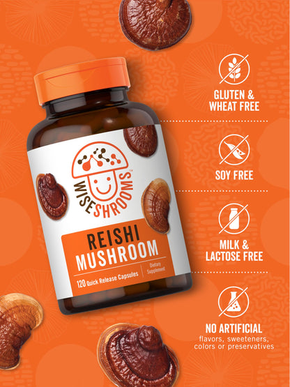 Carlyle Reishi Mushroom Capsules 5000 mg |120 Count | Non-GMO and Gluten Free Extract CarlyleBuy Supplements Australia