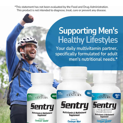 21st Century Sentry Men Multivitamin, 120 Count 21st Century